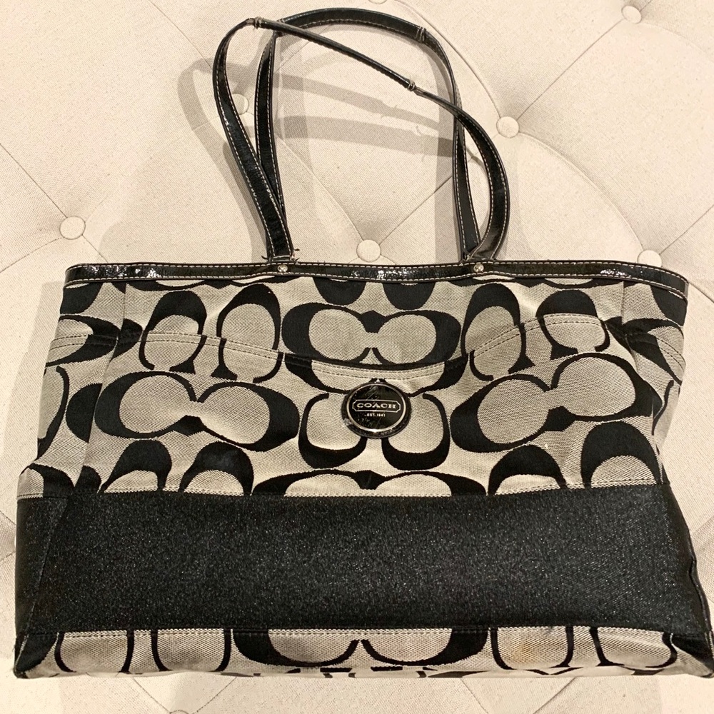 Coach Diaper Bag with matching wallet & check book
